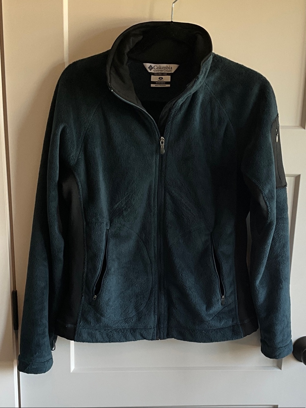 Columbia Women's Dark Teal Full-Zip Fleece Jacket